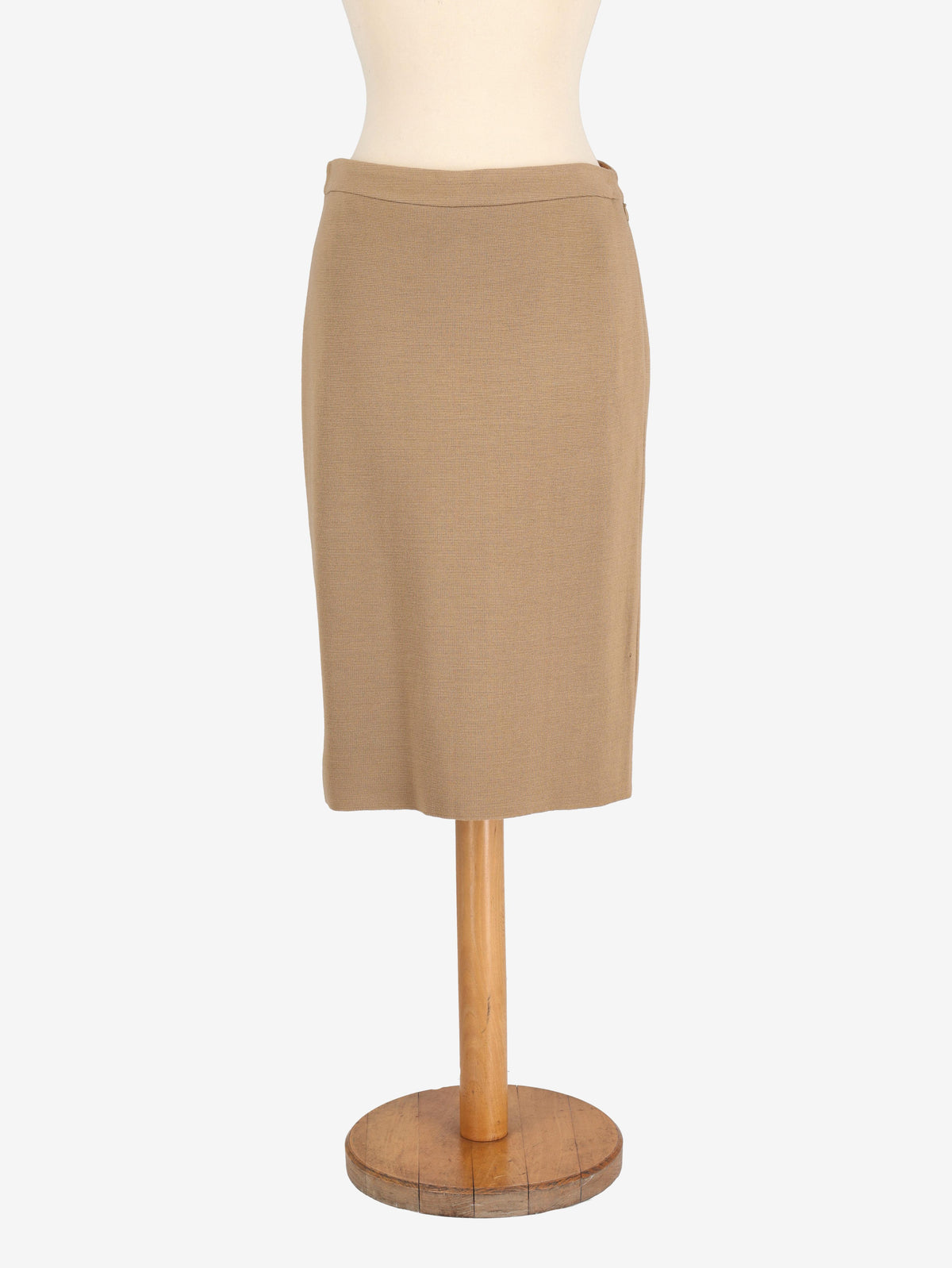 Basile Beige Two-Piece With Leather Inserts W2511.55  Vintage 