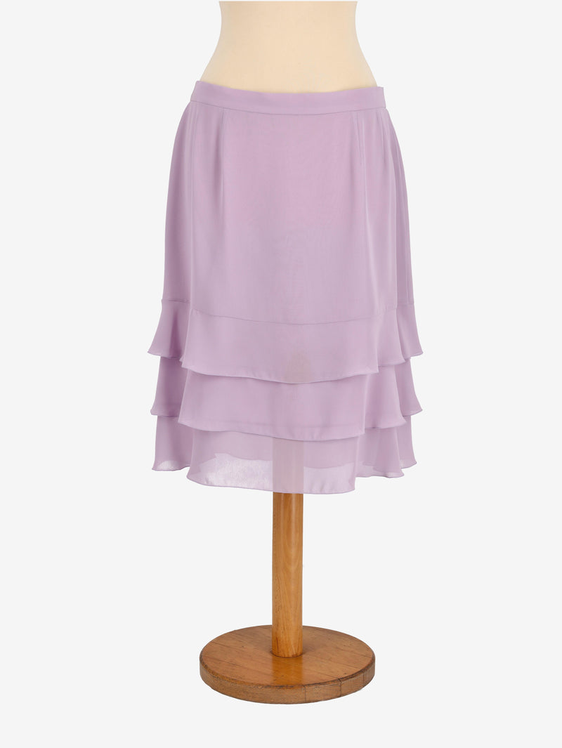Chanel Midi Skirt With Ruffles - 00s W2201181  Chanel 