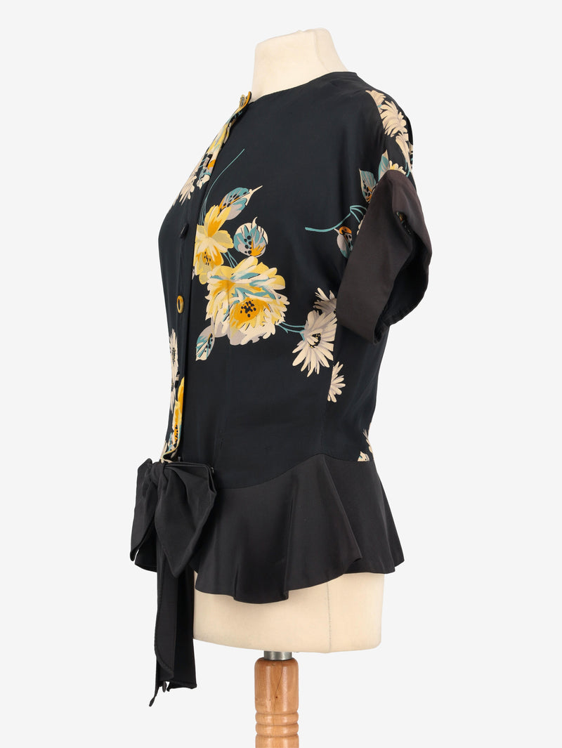 Vintage Flower Blouse DM10043117  Vintage 