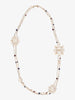 Chanel Cross Chain Necklace