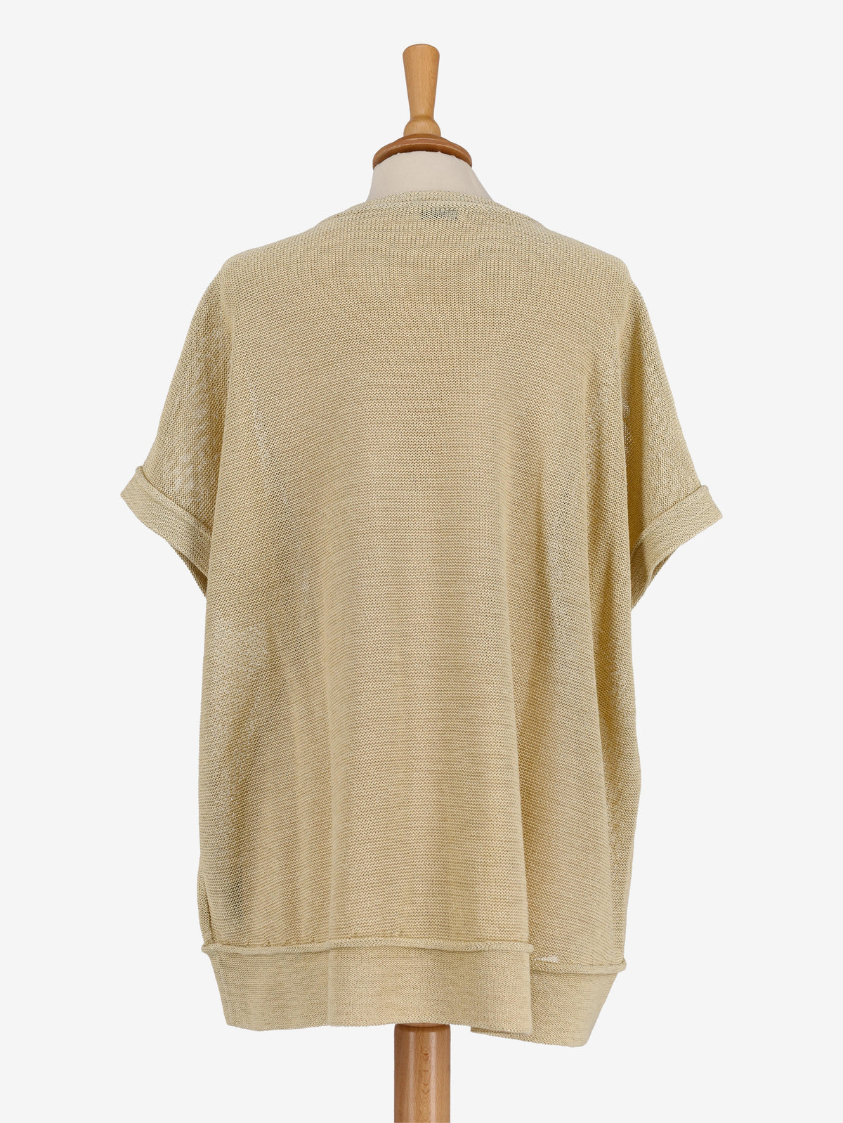 Brunello Cucinelli Gold Lurex Maxi Shirt