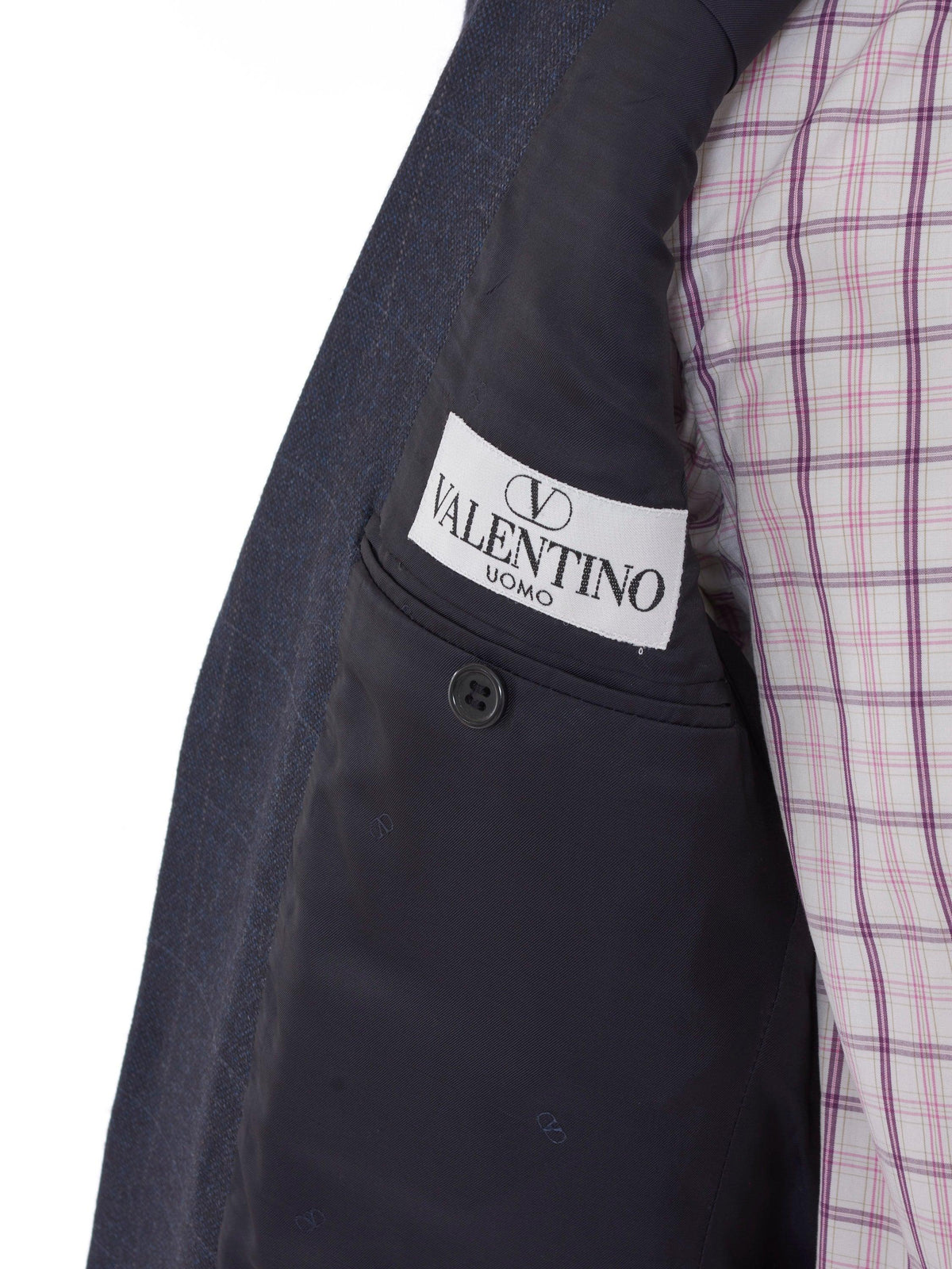 Valentino Single-breasted jacket in Tartan W22071305  Valentino 