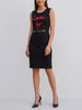 Love Moschino Slogan Appliqué Shift Dress CVB21.62.5  Moschino 