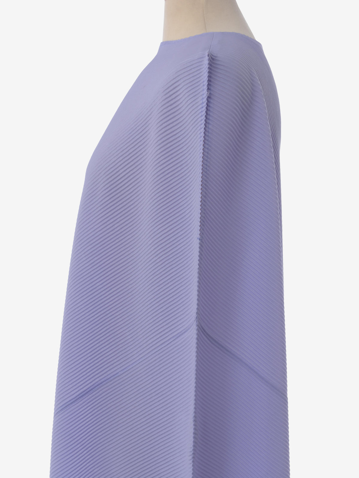 Issey Miyake 淡紫色褶皱长连衣裙