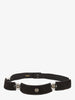 Pirovano Vintage Black Suede Belt