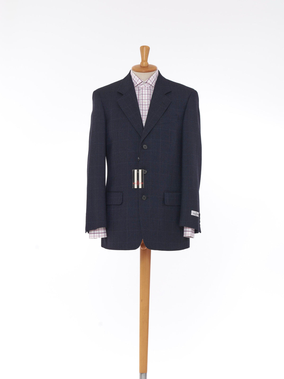 Valentino Single-breasted jacket in Tartan W22071305  Valentino 