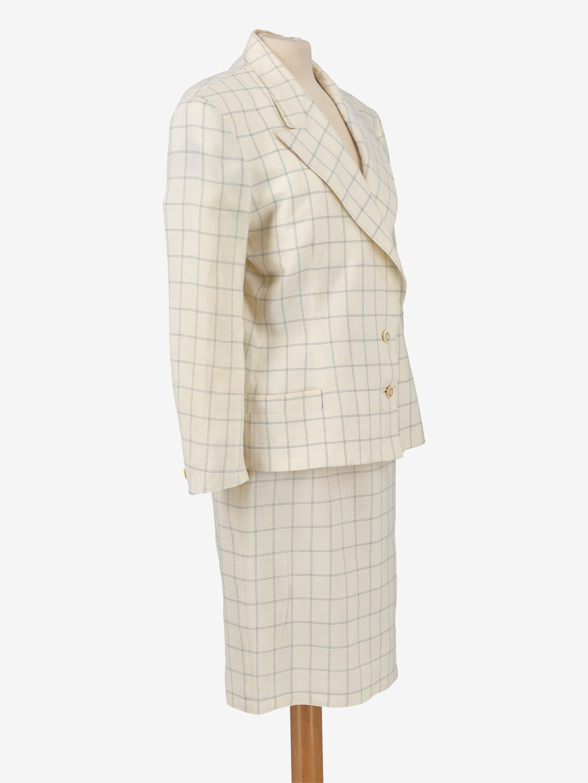 Gianni Versace Couture Checked Suit