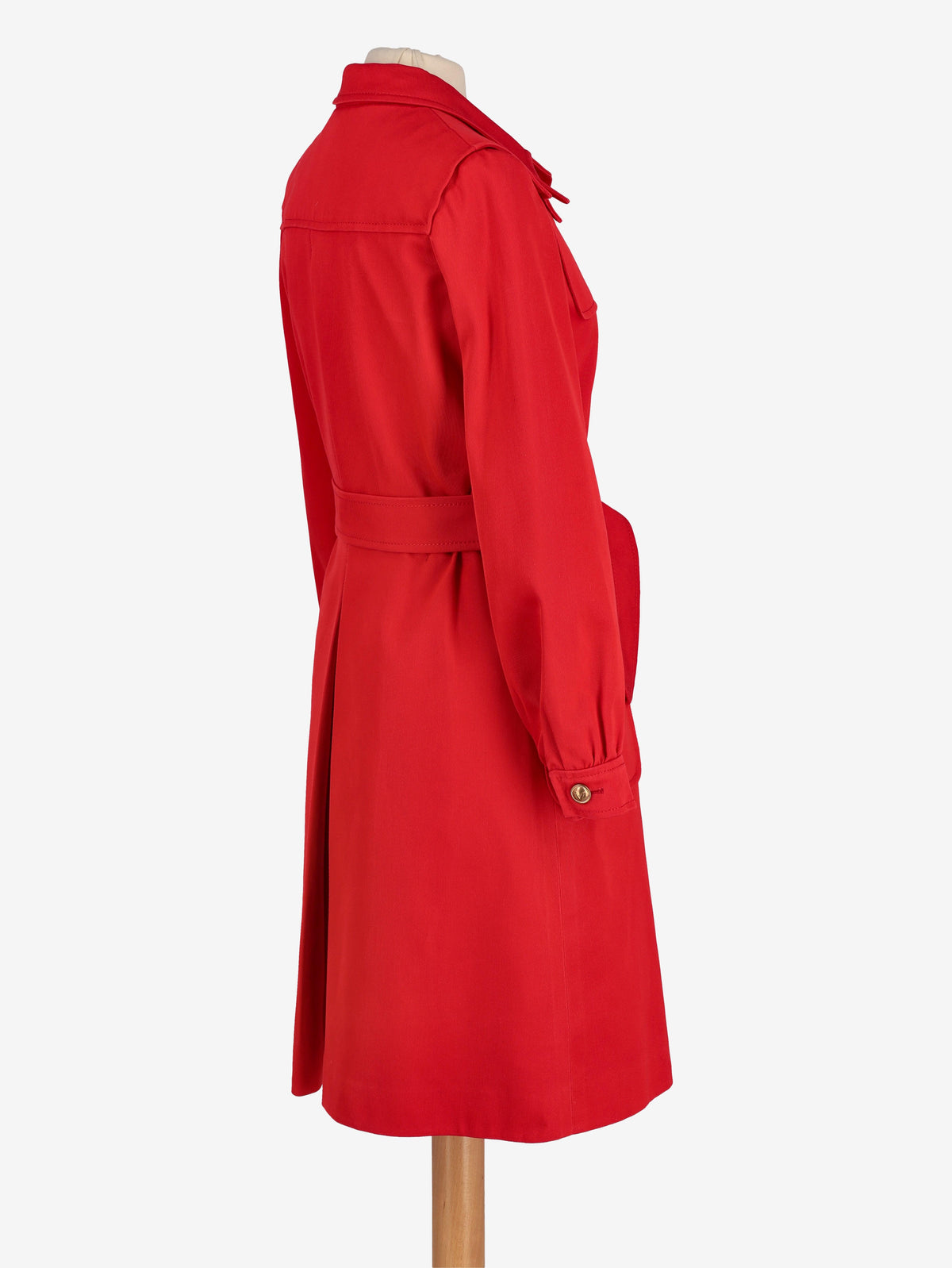 Valentino Red Long-Sleeved Dress MR120725.2  Valentino Boutique 