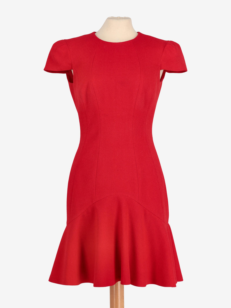 Alexander McQueen Red Dress WCV161224_103  Alexander McQueen 