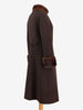 Vintage Coat With Mink Details