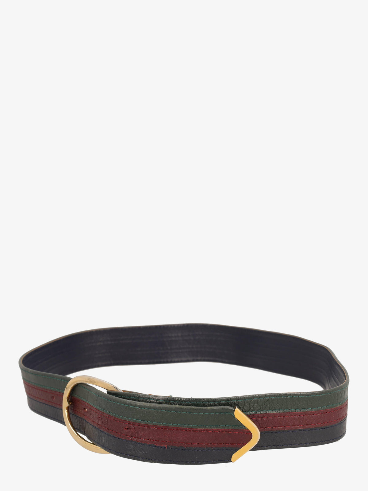 Mila Schön Tricolor Leather Belt