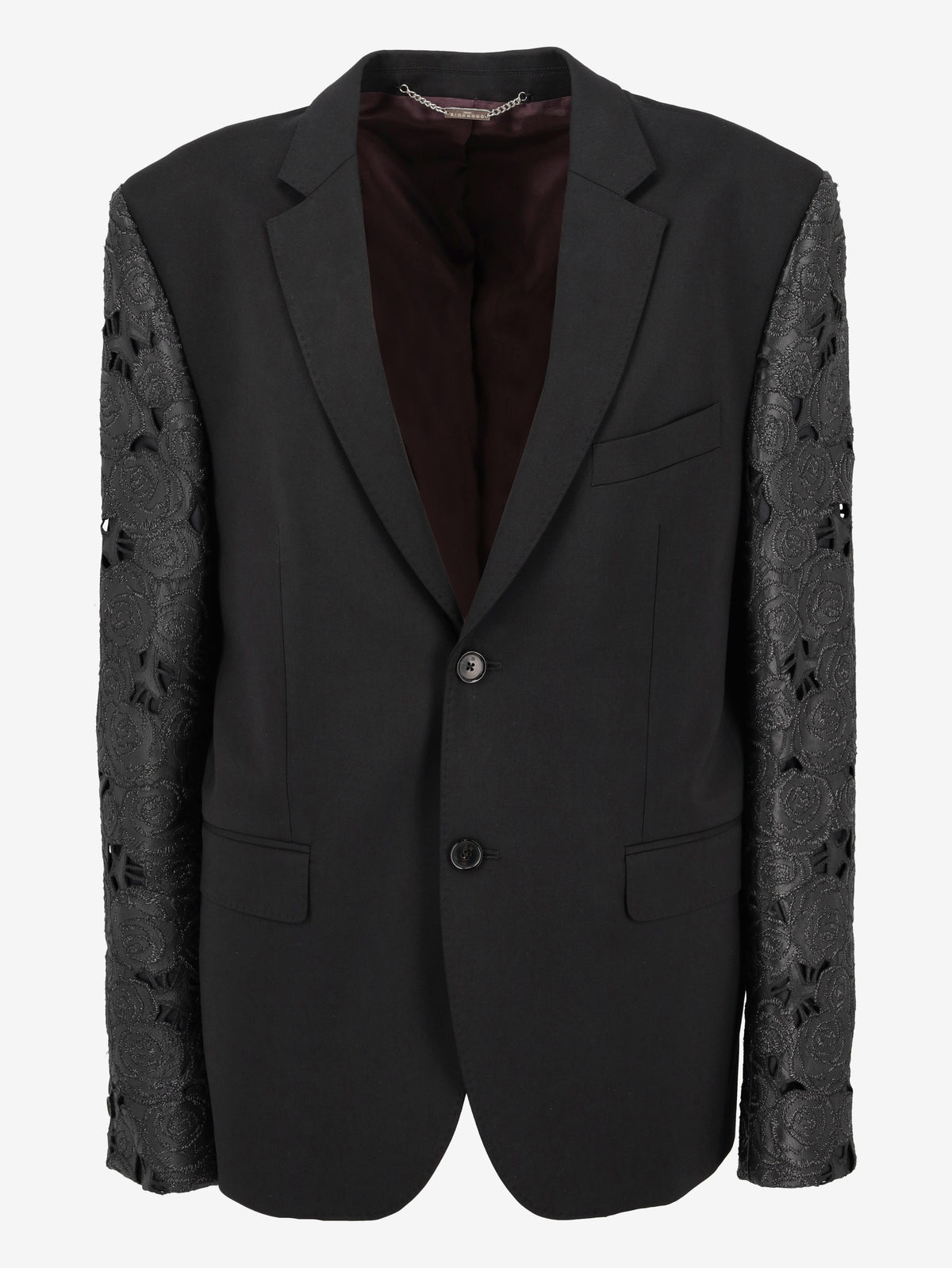 Richmond Leather Insert Blazer WCV250809.01  John Richmond 