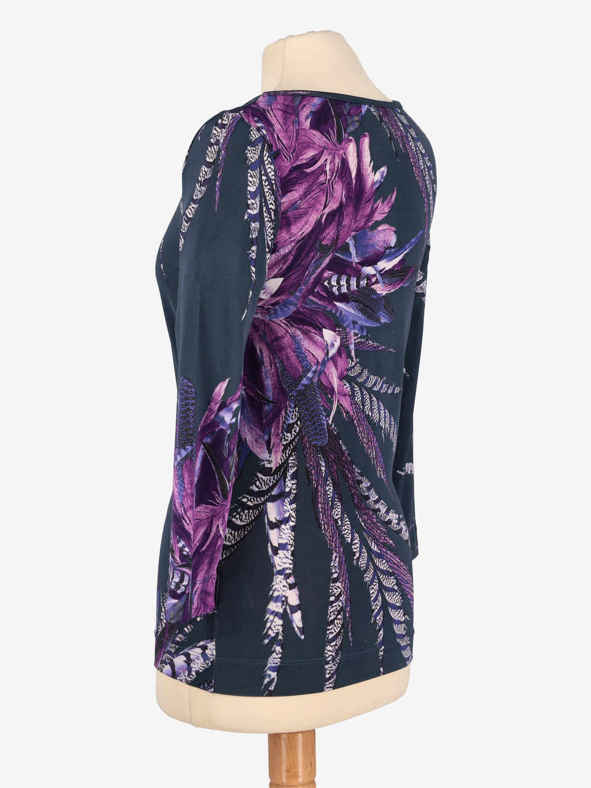 Just Cavalli Feather Print Shirt W24121253.5  Just Cavalli 