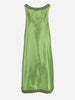 Satin Beaded Long Dress - 60s M1701749  Vintage 