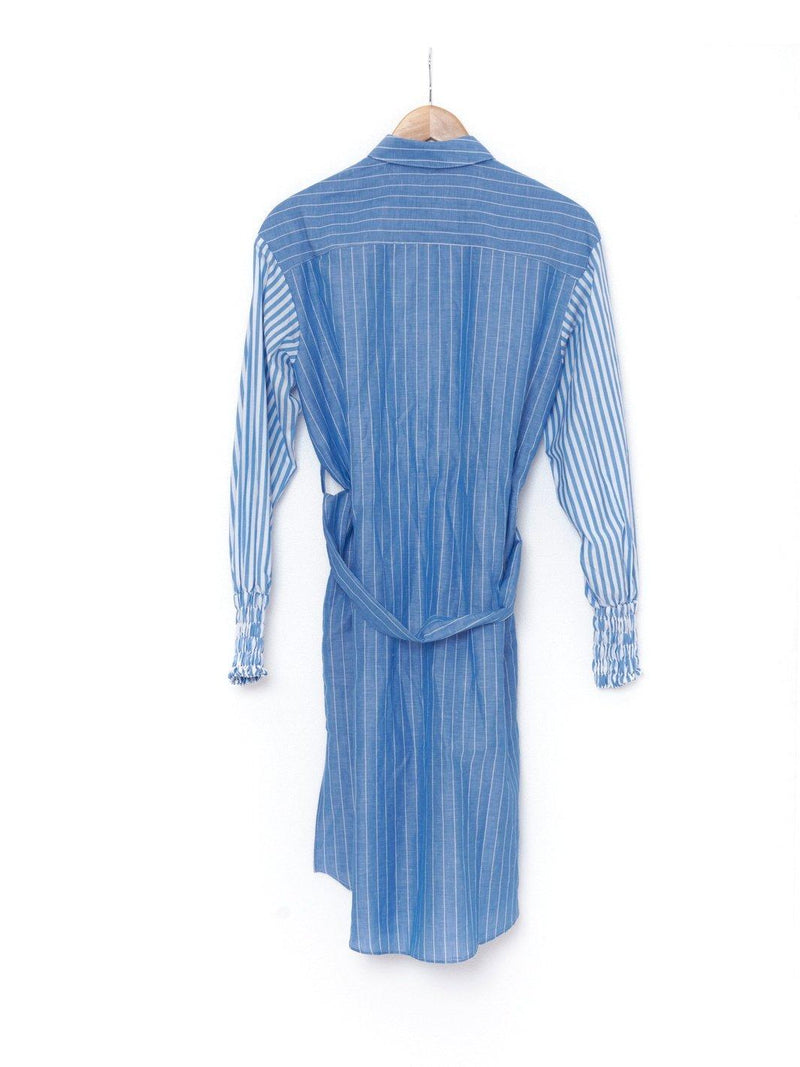 2020 blue and white chemisier dress W22062110  Vintage 