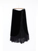 Y2K Armani skirt in black velvet W22060911  Armani Collezioni 
