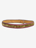 Borbonese Two-Tone Belt with Logo Buckle W27526.131  Borbonese 