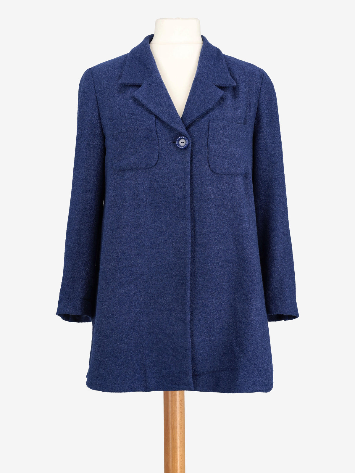 Mondrian Blue Wool Jacket