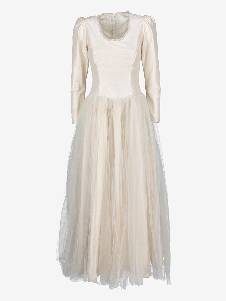 Vintage Made in England Wedding Dress W240426.5  Vintage 