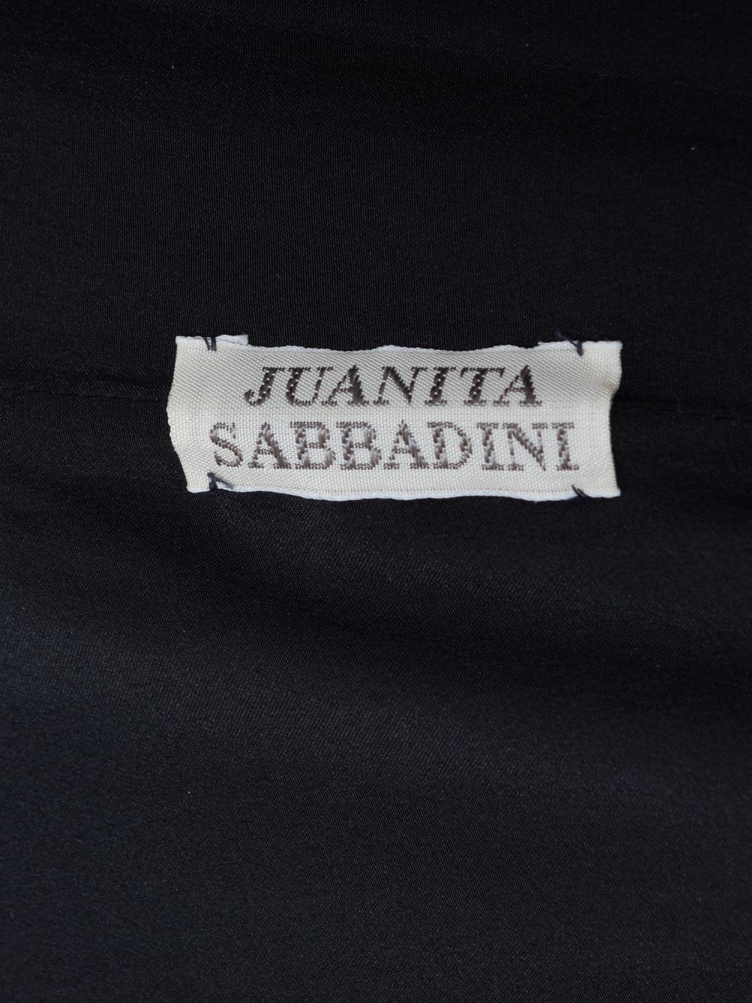 Juanita Sabbadini 玫瑰图案连衣裙