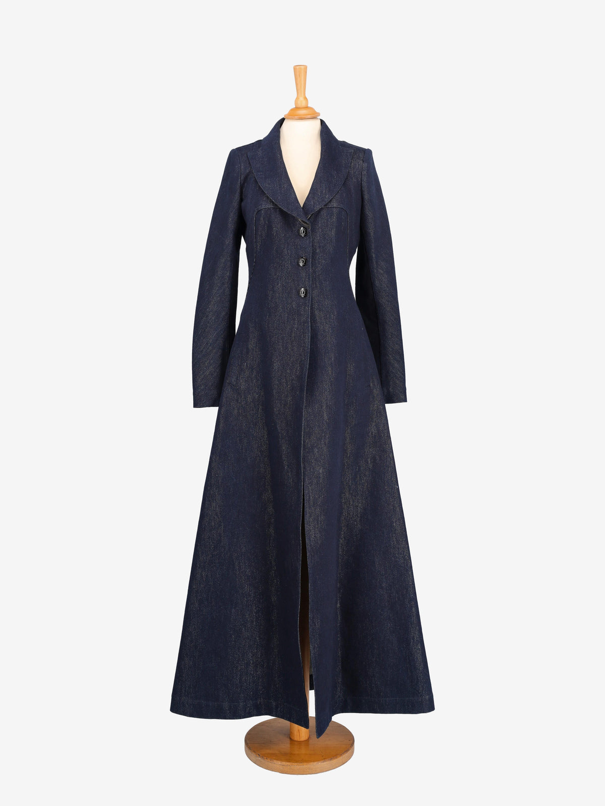 Alaïa Denim Overcoat