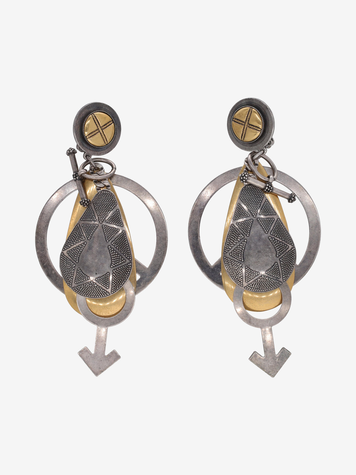 Vintage Pendant Clip-on Earrings WCV041224.141  Vintage 