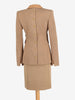 Basile Beige Two-Piece With Leather Inserts W2511.55  Vintage 