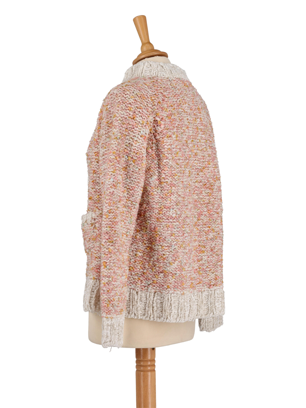 Junya Watanabe PInk Melange Cardigan WCV241010335  Junya Watanabe 