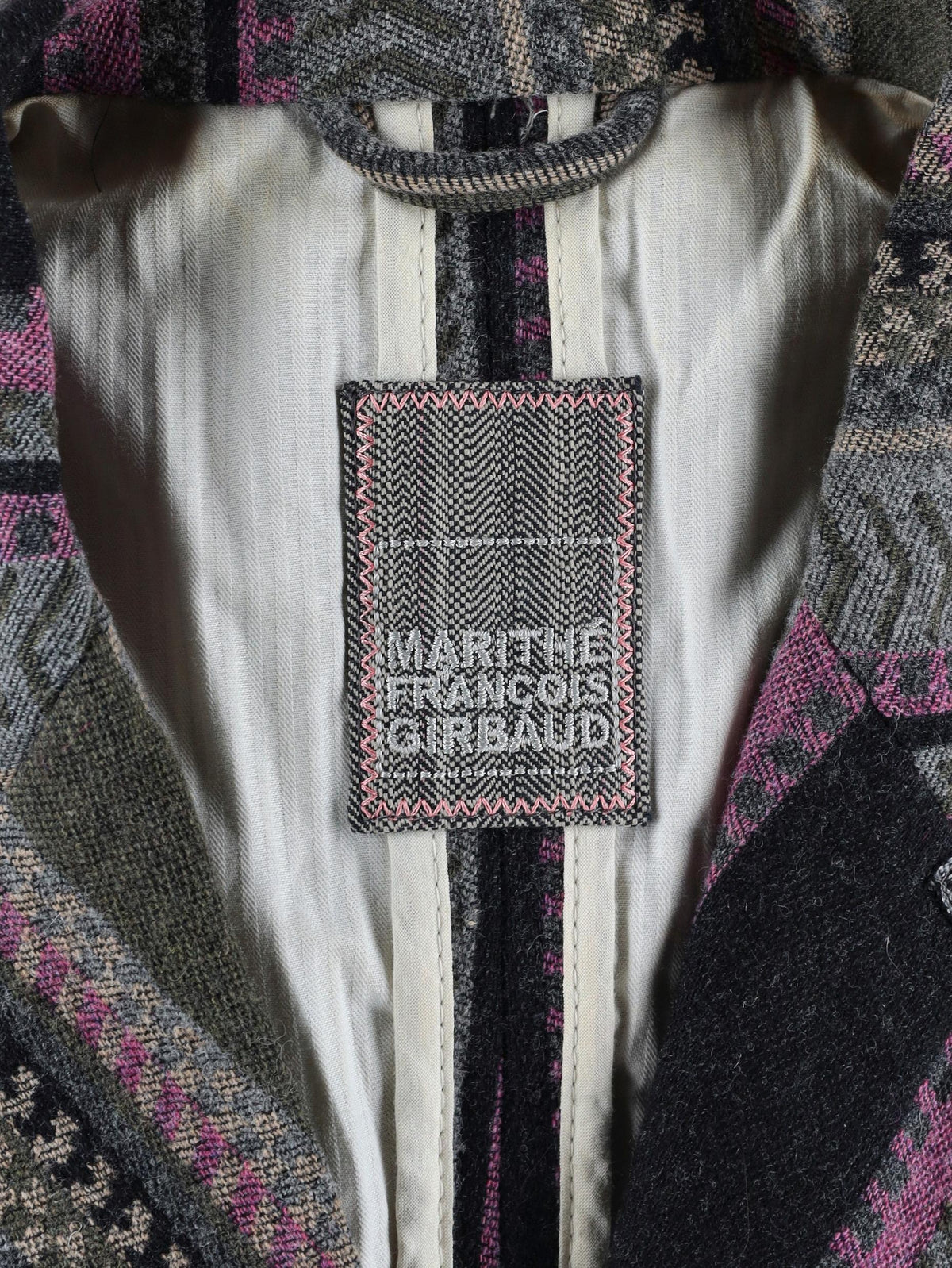 Marithé + François Girbaud Fringe-Detail Wool Blend Blazer MR081225.1  Marithé et François Girbaud 