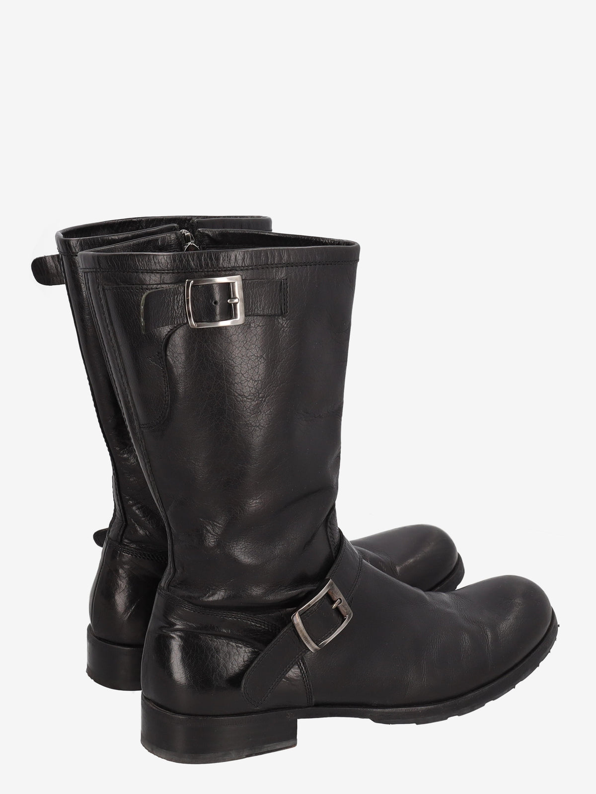 Jil Sander 黑色皮靴