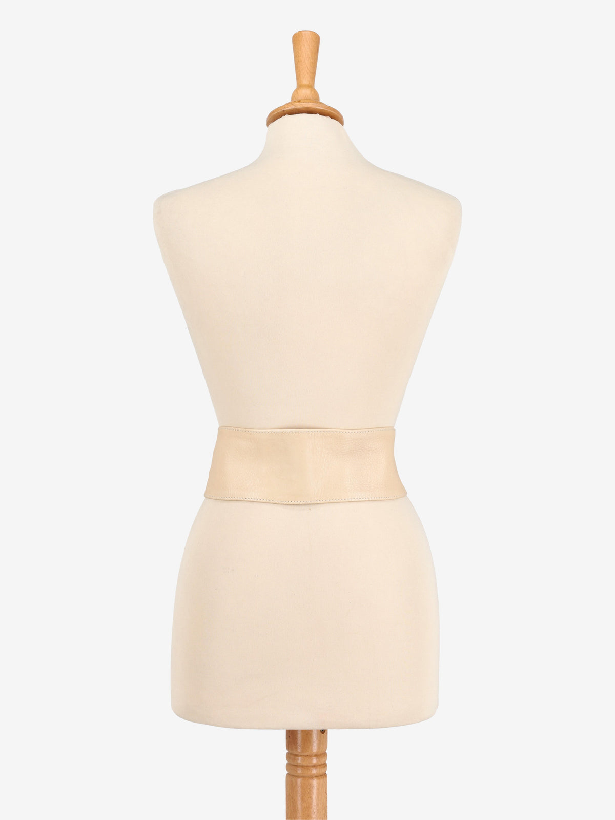 Vintage Butter Leather Maxi Belt