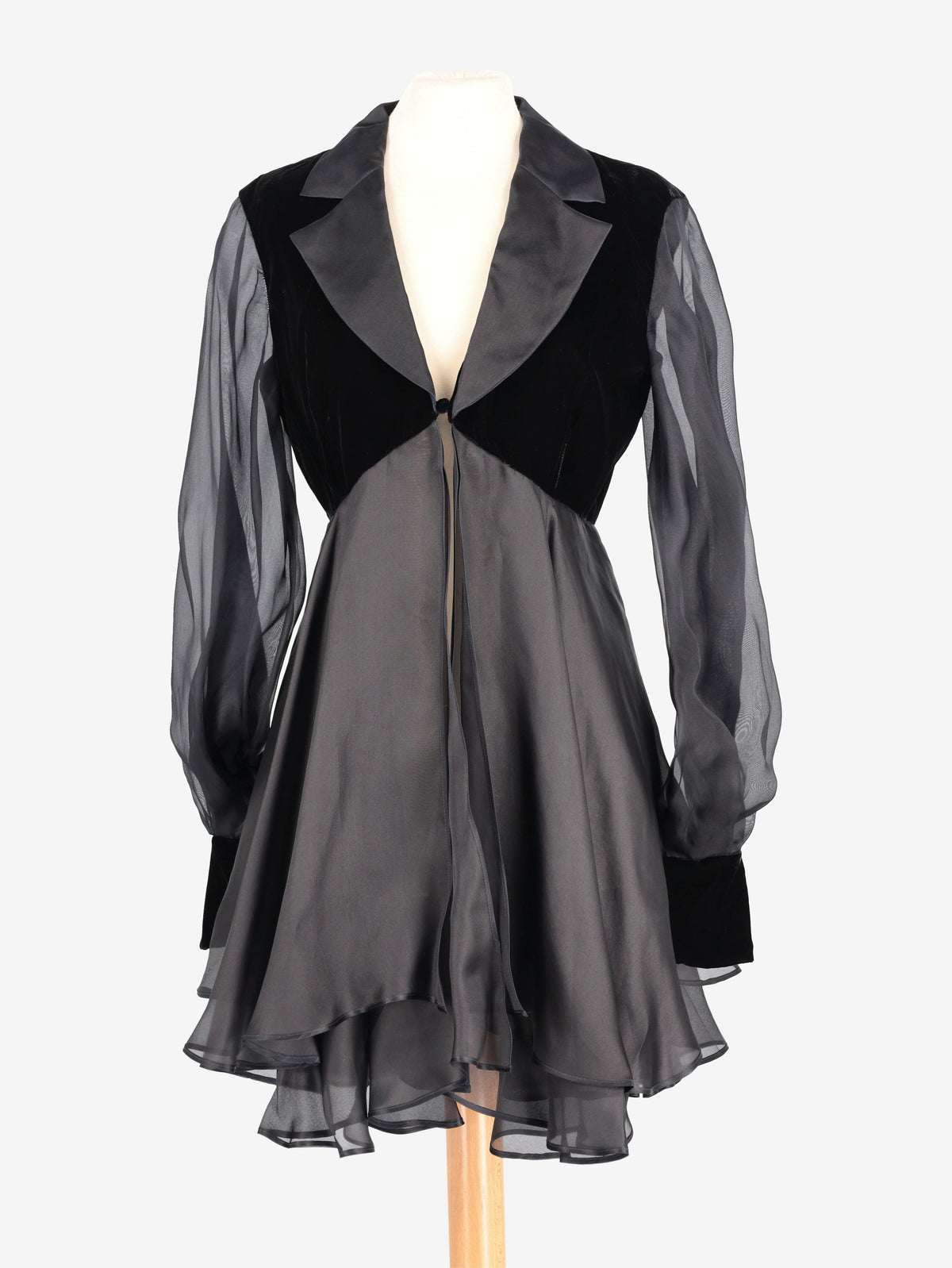 Mondrian Tulle and Velvet Shirt W2511.118.04  Mondrian 