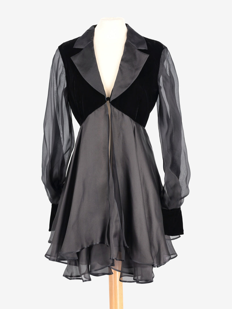 Mondrian Tulle and Velvet Shirt W2511.118.04  Mondrian 