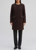 Agnona Coat in Brown Shearling CVM25.14.93  Agnona 