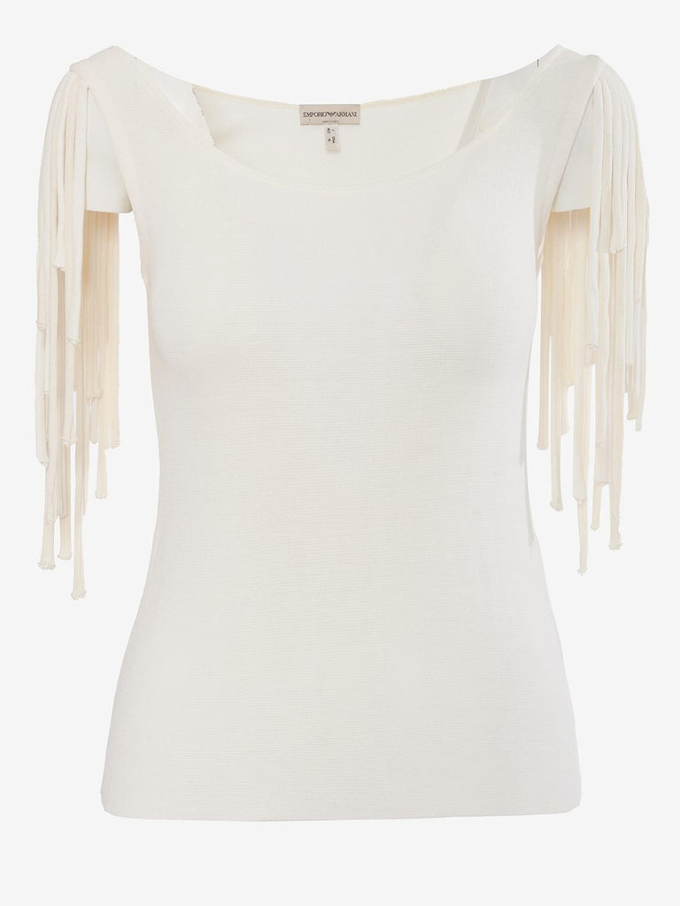 Maglia Emporio Armani con frange