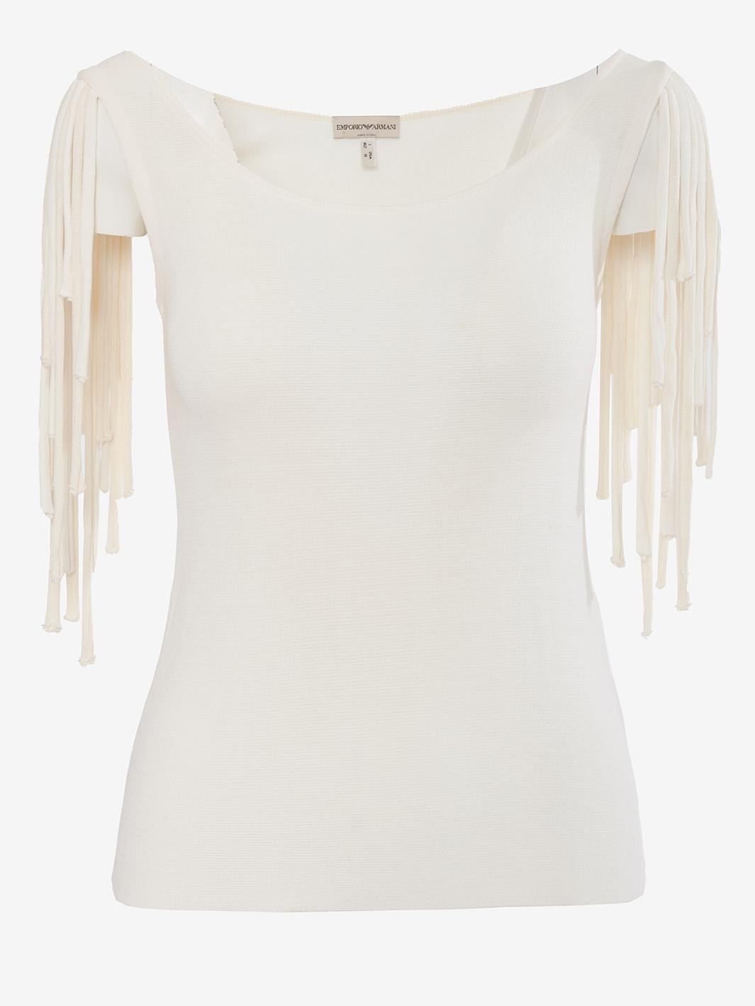Maglia Emporio Armani con frange