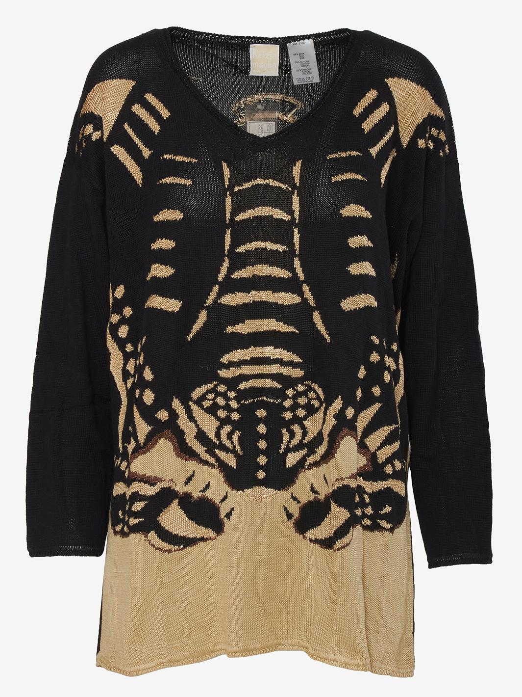 Krizia Tortoise embroidery T-shirt CVM21.90.106C  Krizia 