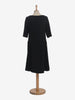 Abito midi oversize blu scuro di Jil Sander