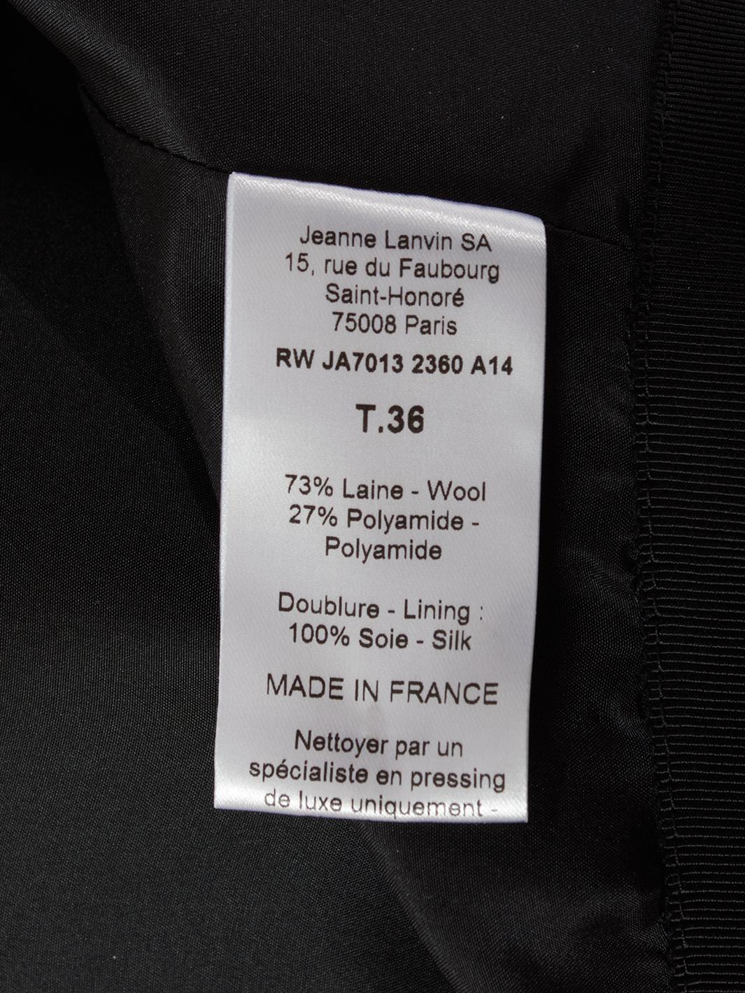 Lanvin 褶边灰色夹克