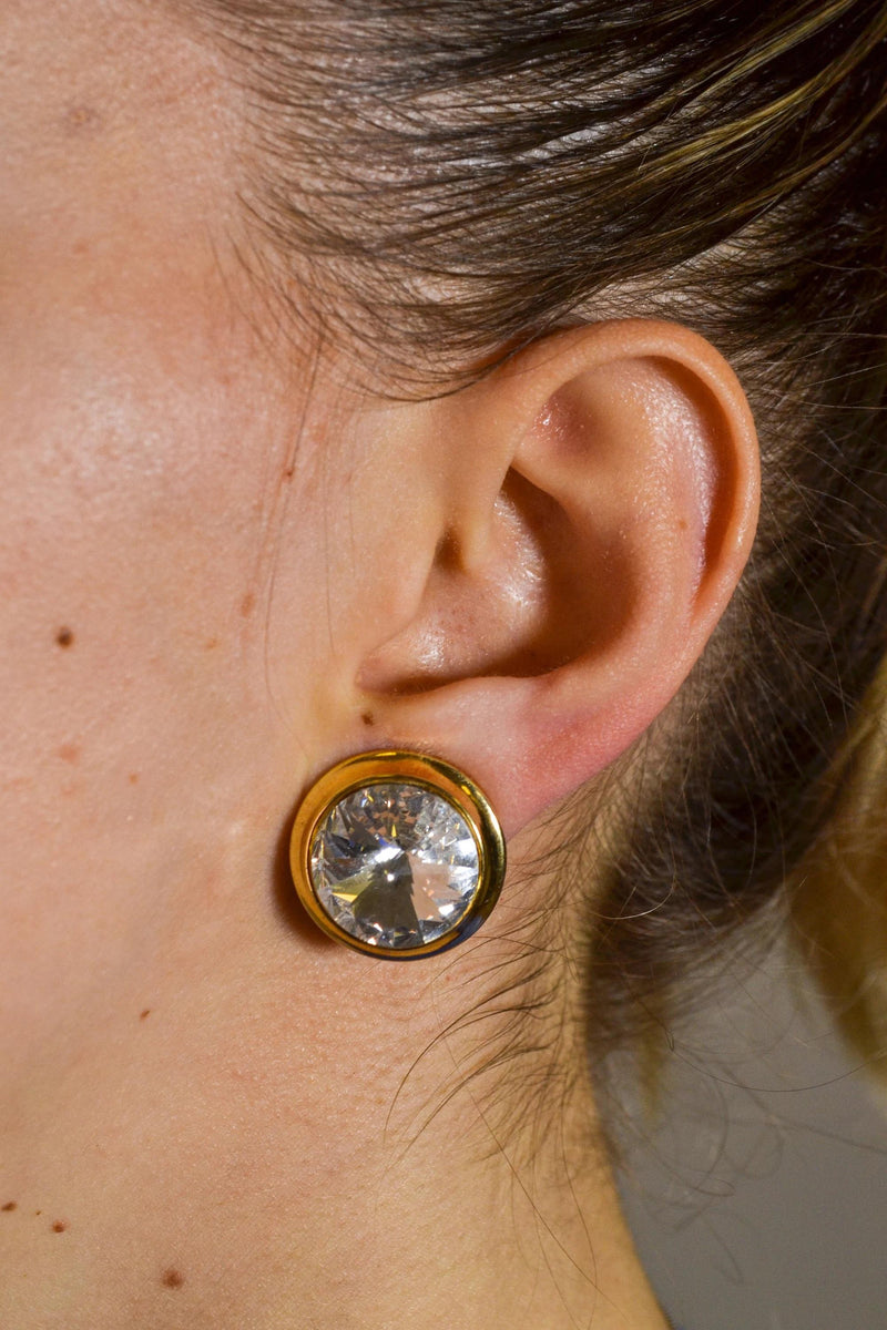 Bozart Clip-on Earrings with Rhinestone W22040616  Bozart 