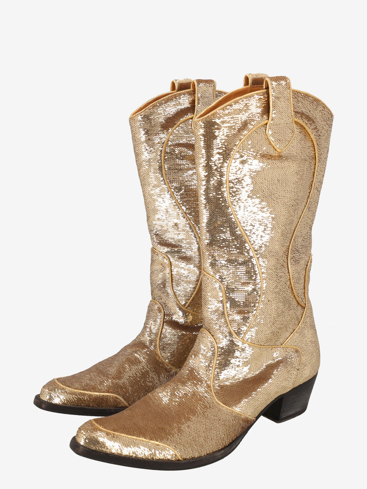 Moschino Gold Camperos Boots WCV250826.50  Moschino 