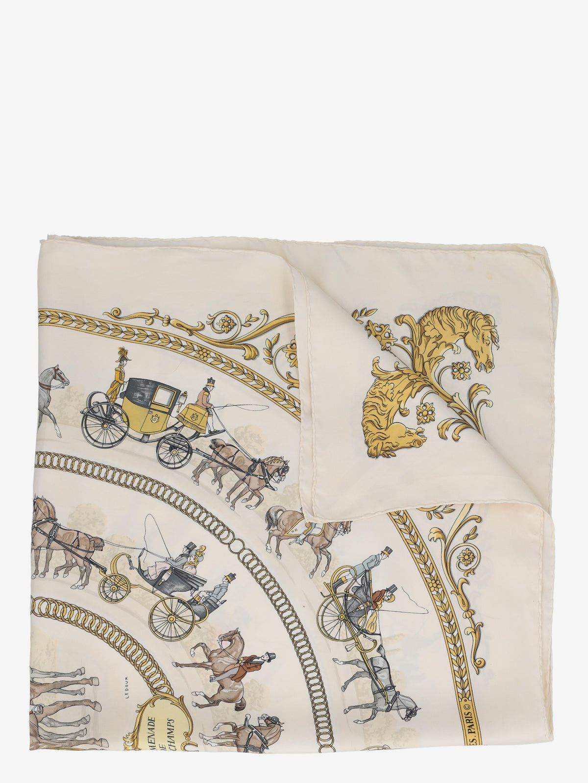 Hermès Equestrian Silk Scarf W150626.34  Hermès 