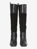Stivale in pelle nera di Tod's