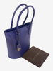 Coccinelle Blue leather bucket bag