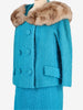 Wool Suit With Fur Collar - 60s AR007  Vintage 