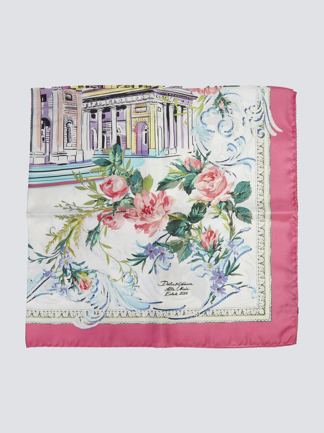 2010 silk carré Dolce&Gabbana scarf