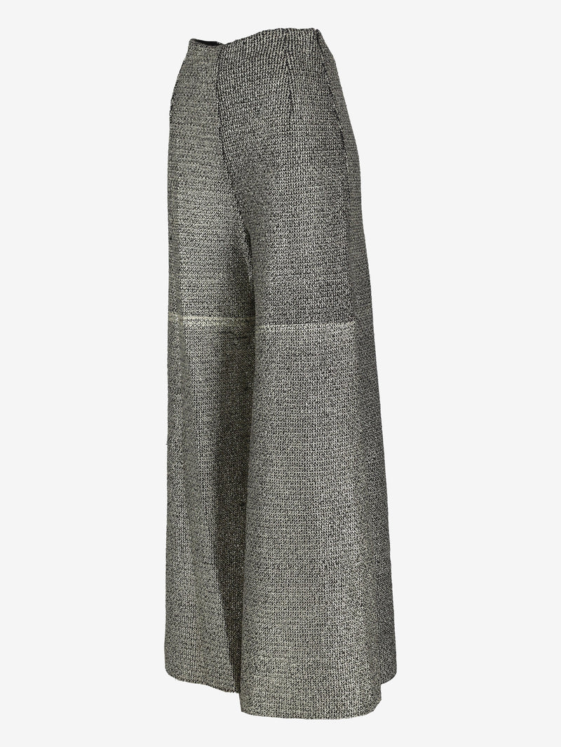 Gianfranco Ferré Silver Kntitted Trousers W2511.41  Gianfranco Ferré 