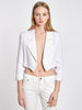 1980s Saint Laurent white cropped blazer CVB15.7.5  Saint Laurent 