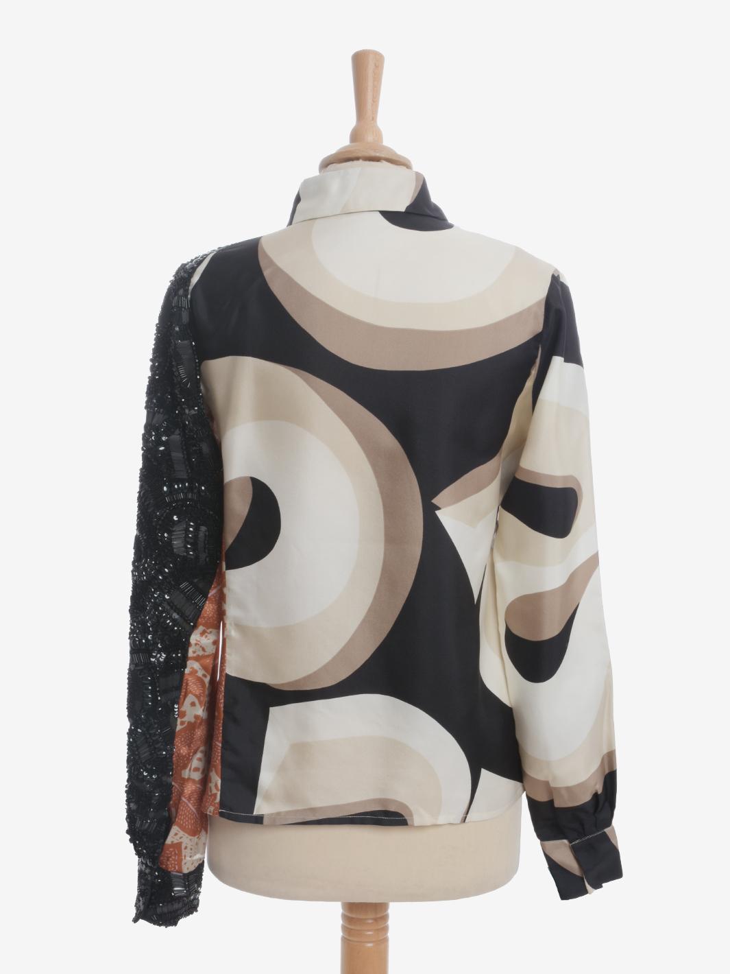 Dries Van Noten Beaded Patterned Shirt