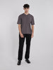 Y2K Versace grey T-shirt in technical fabric with V-neckline W22032404  Versace 